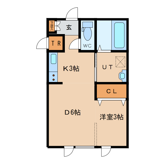 Ｎ－ＲＯＯＭの間取り