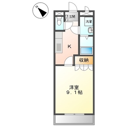 小野市黒川町のマンションの間取り