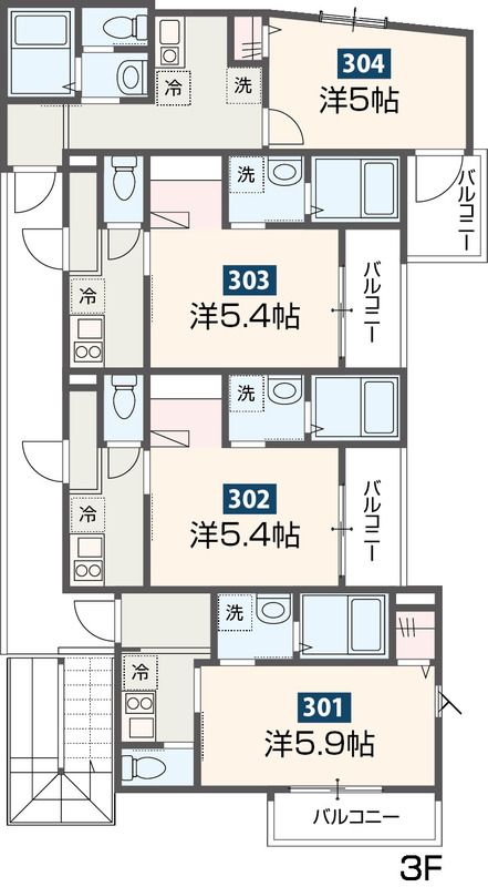 MELDIAかしわ台の間取り