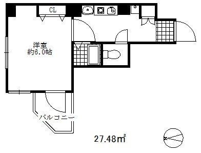 シティスパイア神戸元町２の間取り