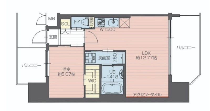 プレジオ大正の間取り