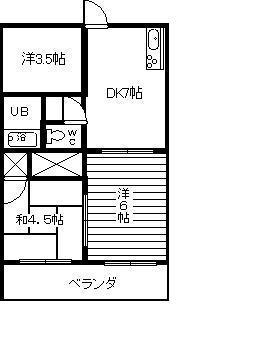 メゾンＫの間取り