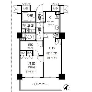 パークシティタワーズガーデン/エアーズFTの間取り