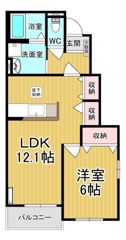 グレイスハイツＢの間取り