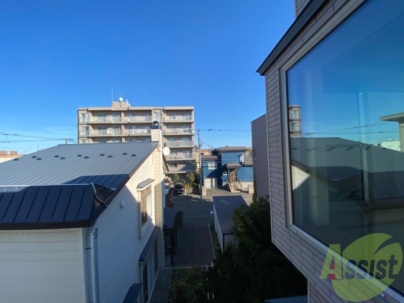 眺望　眺望はこちら。静かな住宅街という印象を受けました。