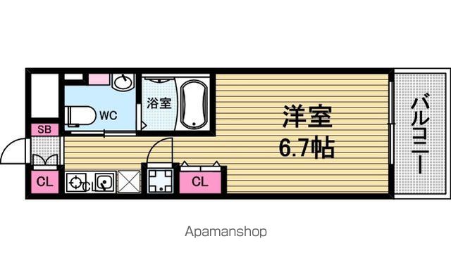 1K Mansion in Chuo-ku, Osaka — photo 2 of 3