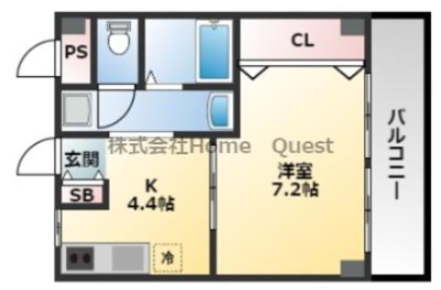 N・Sハイムの間取り写真