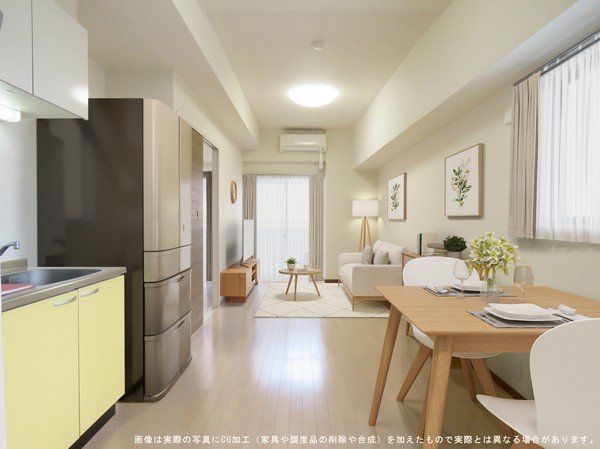 居室・リビング　※一部の画像は実際の写真に家具や調度品をCG合成したものです