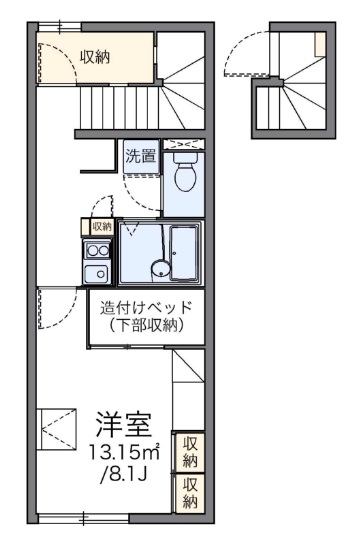 ヴィラージュの間取り写真
