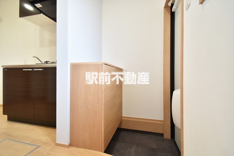 玄関　シューズボックス付いてます。