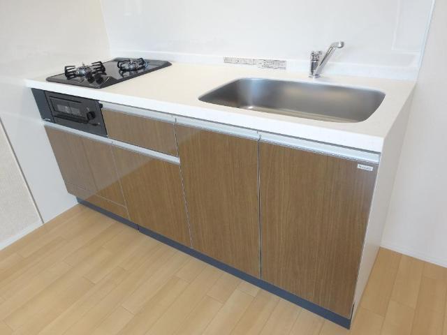 キッチン　システムキッチン（２口・グリル）