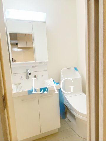 洗面設備　洗面台です。