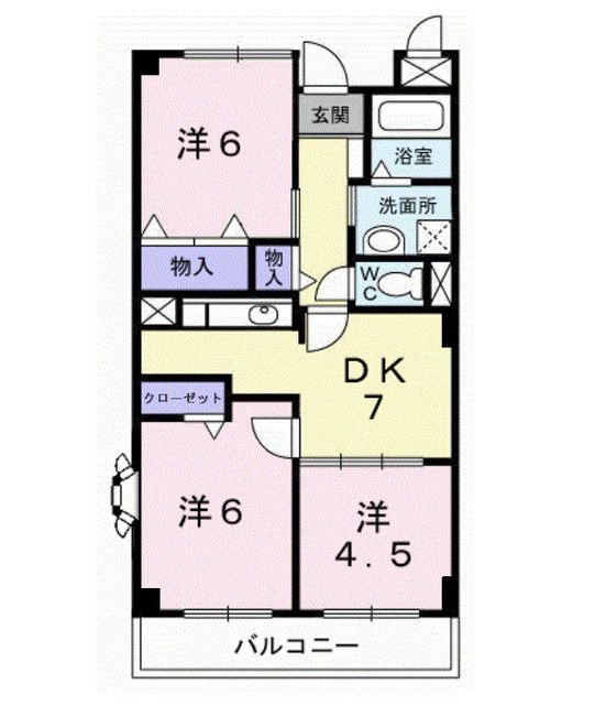 サンセール・Kの間取り写真