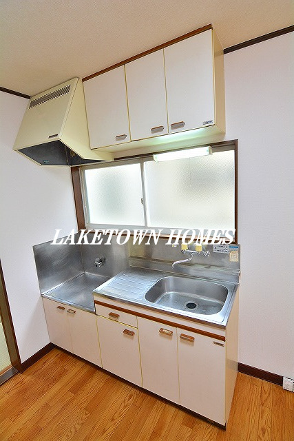 キッチン　ガスコンロ設置可能なキッチンです。