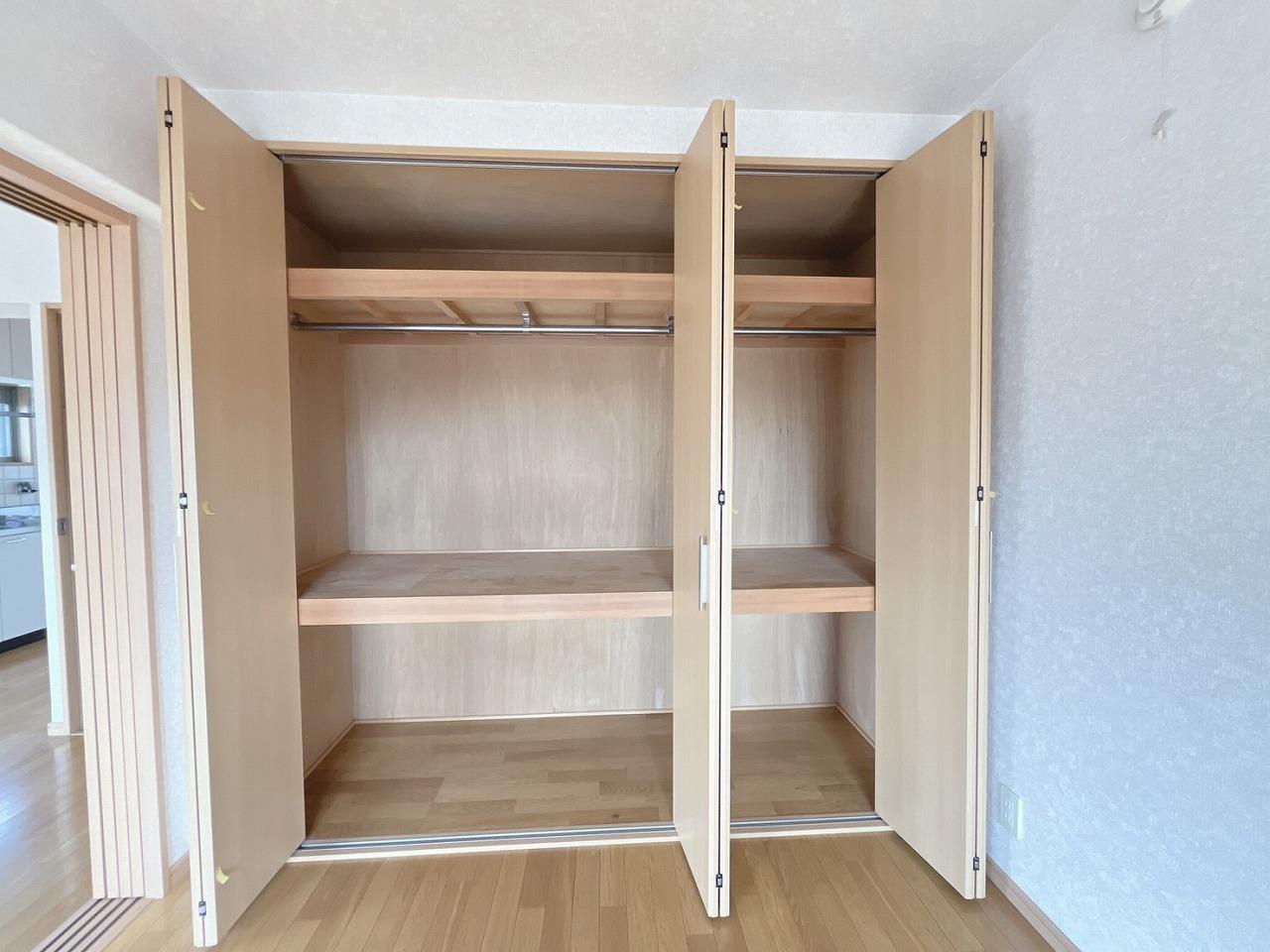 収納　たっぷり入る押入れ収納です！