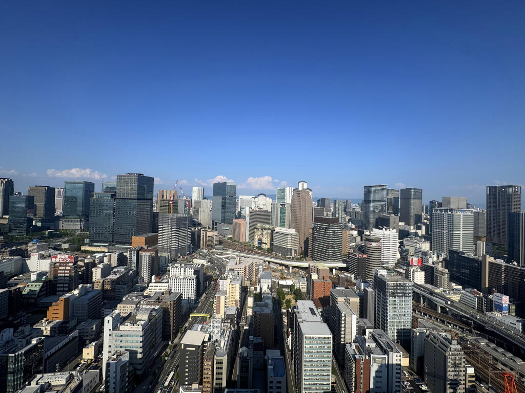 眺望　39階南向きで眺望良好。