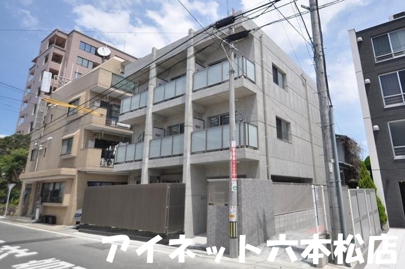 建物外観　人気のペット可1K物件です。