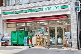 コンビニ　ローソンストア100築地7丁目店（コンビニ）まで566m