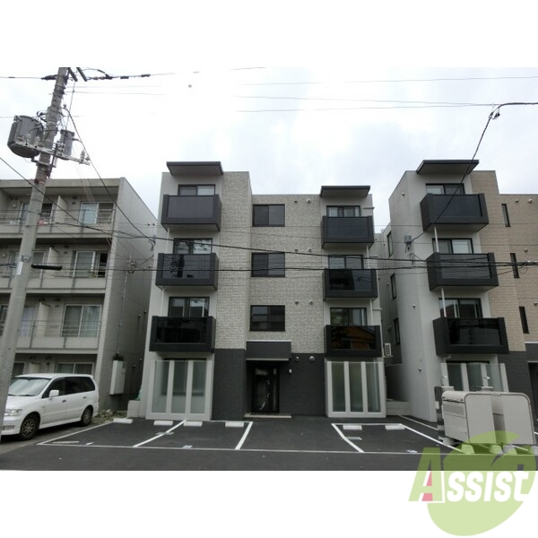 建物外観　札幌市北区北三十七条西「デルフィーノ麻生２」