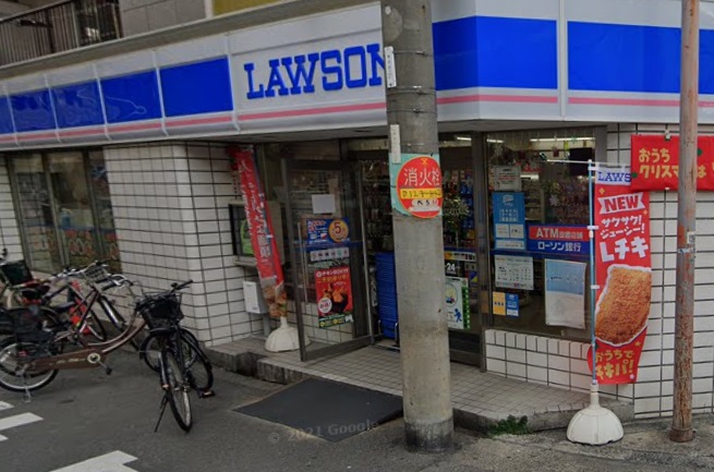 コンビニ　ローソン 東淀川店（コンビニ）まで191m