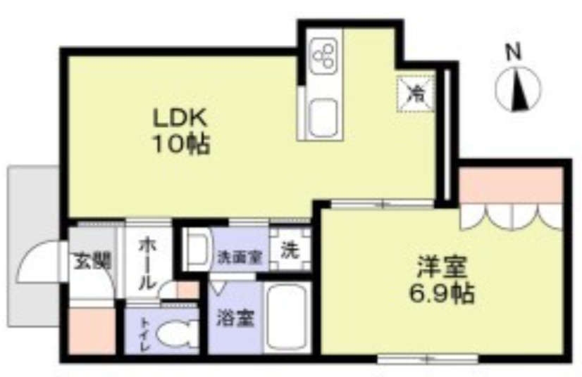 東京メトロ千代田線 町屋駅 徒歩6分 3階建 新築の間取り写真