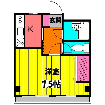 サンライトマンションの間取り写真