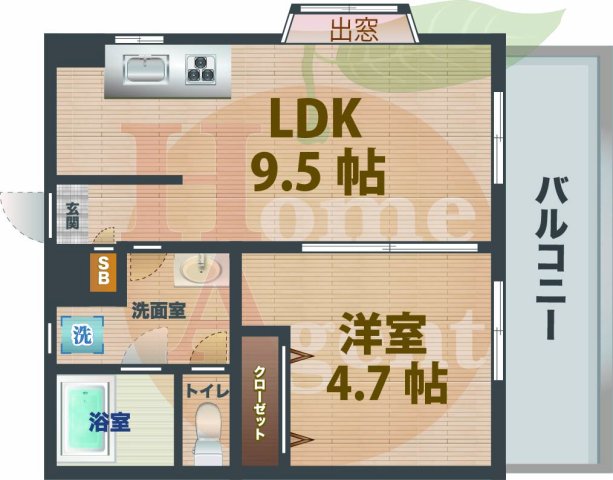 東京メトロ丸ノ内線 方南町駅 徒歩6分 3階建 築39年の間取り写真