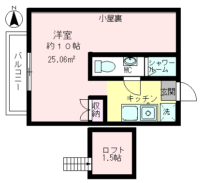 ヴィレッティーナ徳丸の間取り写真
