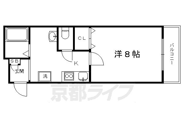 timur九条の間取り写真