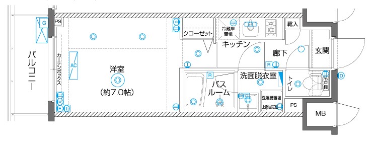 ズーム横濱イーストの間取り写真