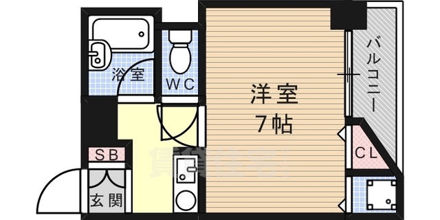 ＪＲ東海道本線 六甲道駅 徒歩5分 7階建 築31年の間取り写真