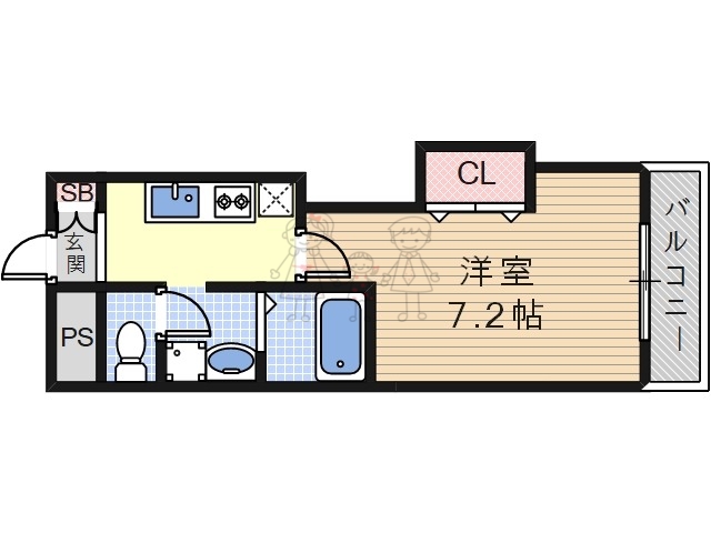 みおつくし桑津の間取り写真