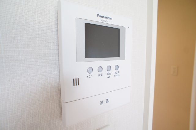 セキュリティ　モニター付きで急な来客でも安心です