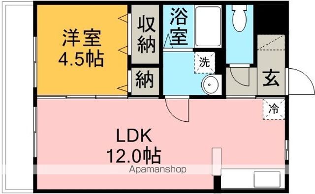名鉄三河線 越戸駅 徒歩37分 3階建 築18年の間取り写真
