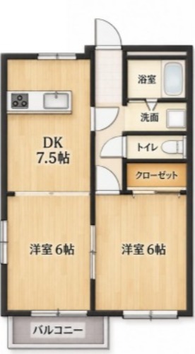 新所沢グリーンハイツの間取り写真