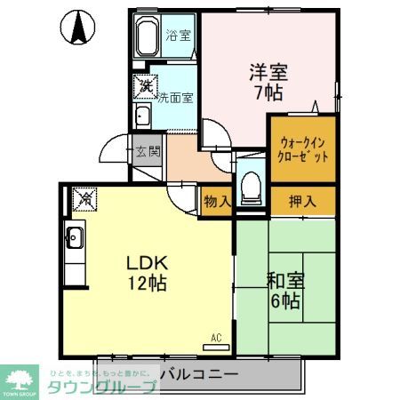セジュールMT Bの間取り写真