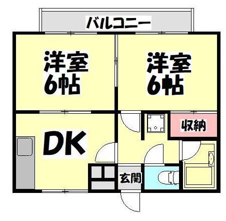 グレイス西取石の間取り写真