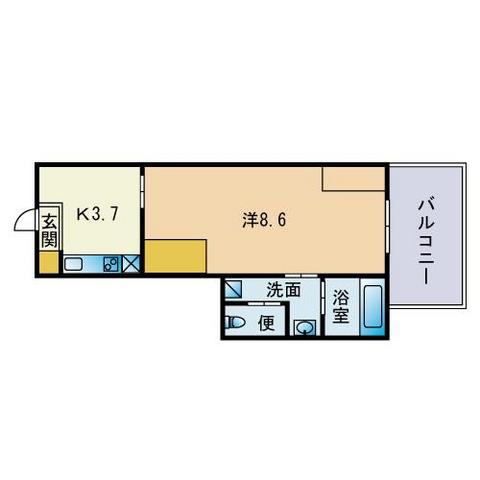 Grand E’terna福岡天神橋の間取り写真
