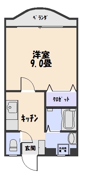 住吉敏一ビルの間取り