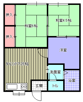 ダイエーコーポの間取り