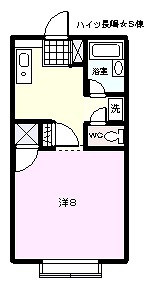 ハイツ長嶋　Ｓ棟の間取り