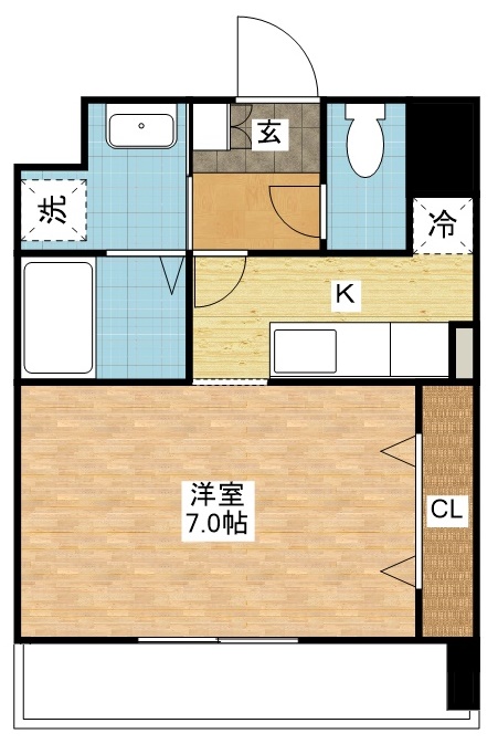 アイヒルズスミヨシの間取り