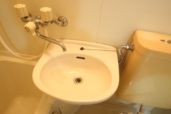 洗面設備　※別号室の写真です