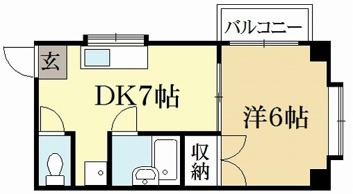 ペントハウス1990の間取り