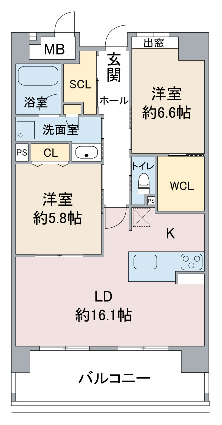 Ｅｐｏｃｈ　ＩＫＡＩの間取り