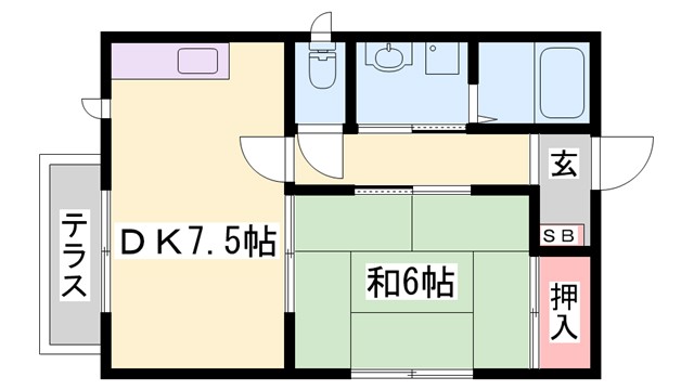 サンピアザの間取り