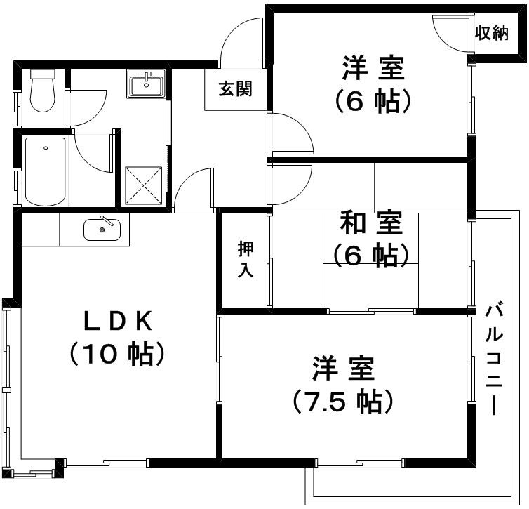 ヴィラ水郷の間取り