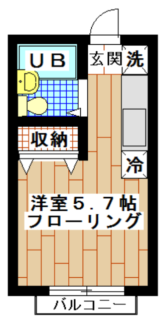 町田市小川のアパートの間取り