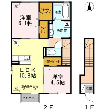 オルテンシアの間取り