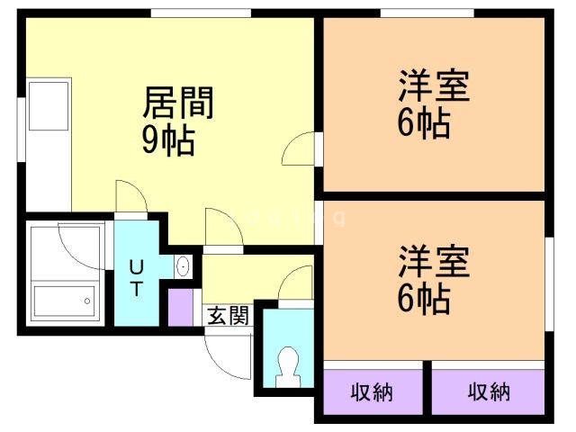 【イトーピアハイツＭ５の間取り】